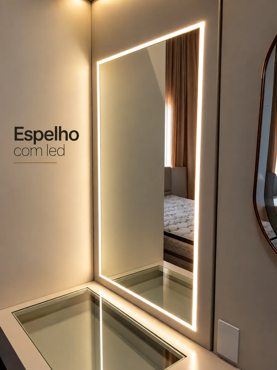 Espelho planejado pela Loures Ambientes